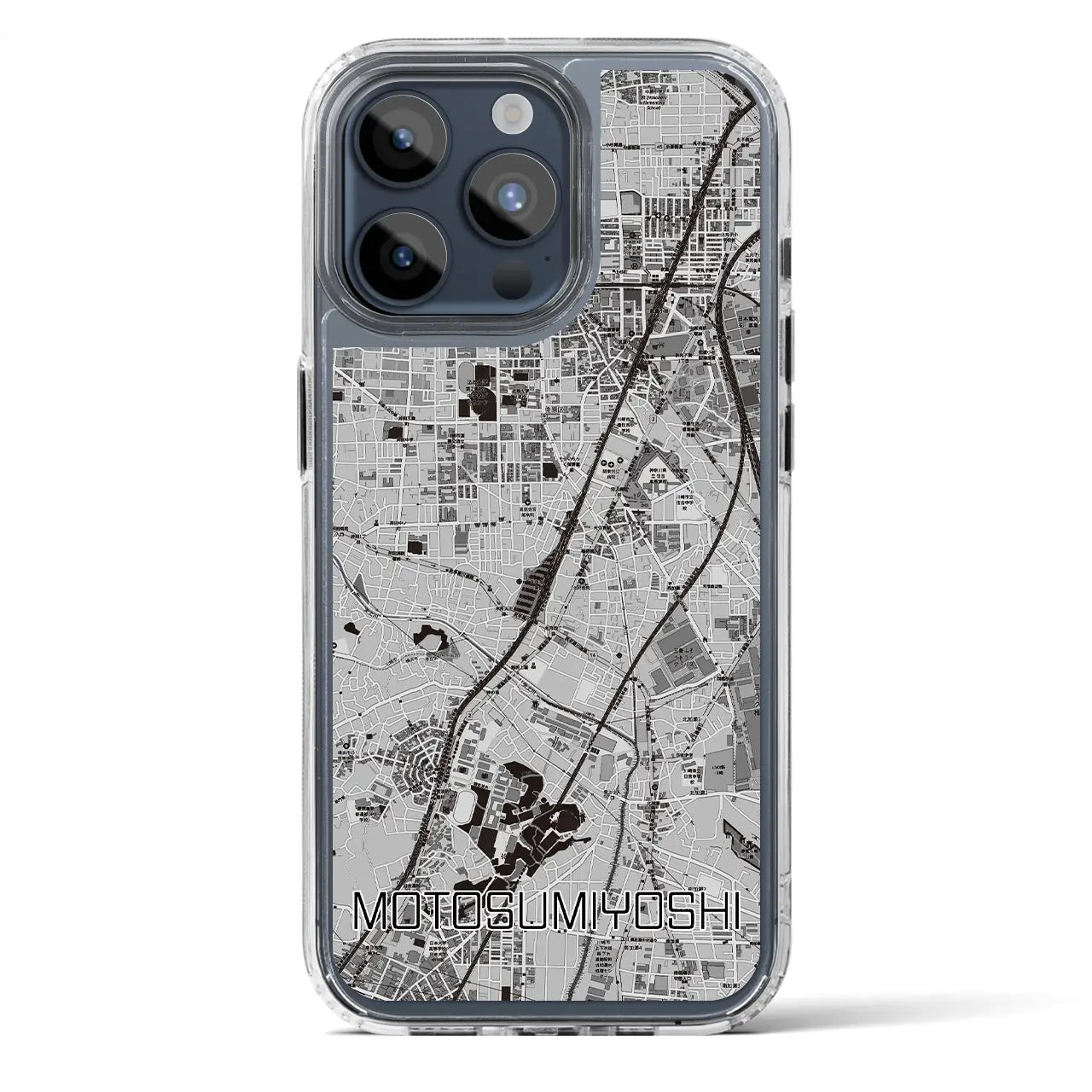 【元住吉(神奈川県)】地図柄iPhoneケース(MagSafeタイプ)