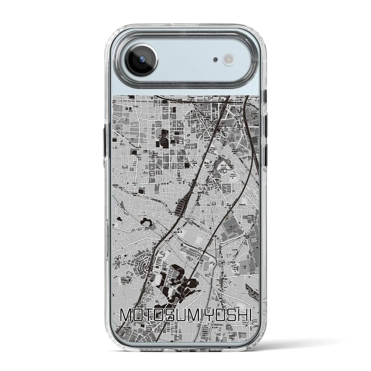 【元住吉(神奈川県)】地図柄iPhoneケース(MagSafeタイプ)