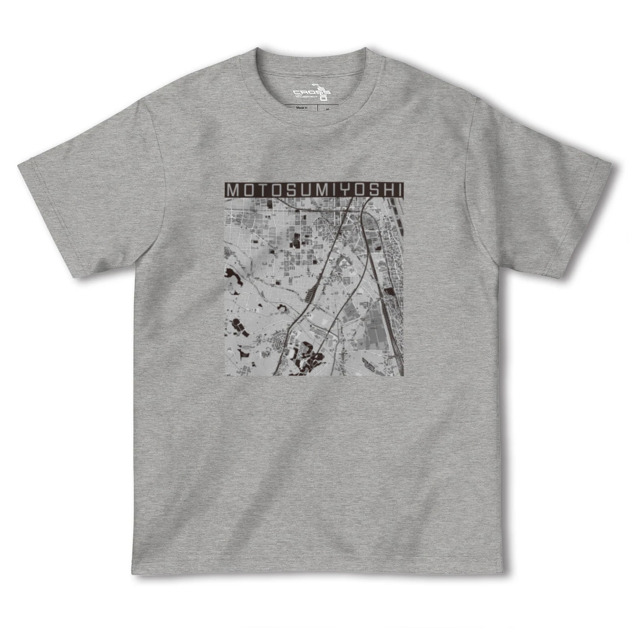 【元住吉(神奈川県)】地図柄ヘビーウェイトTシャツ