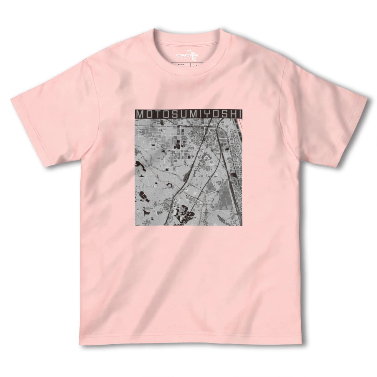 【元住吉(神奈川県)】地図柄ヘビーウェイトTシャツ