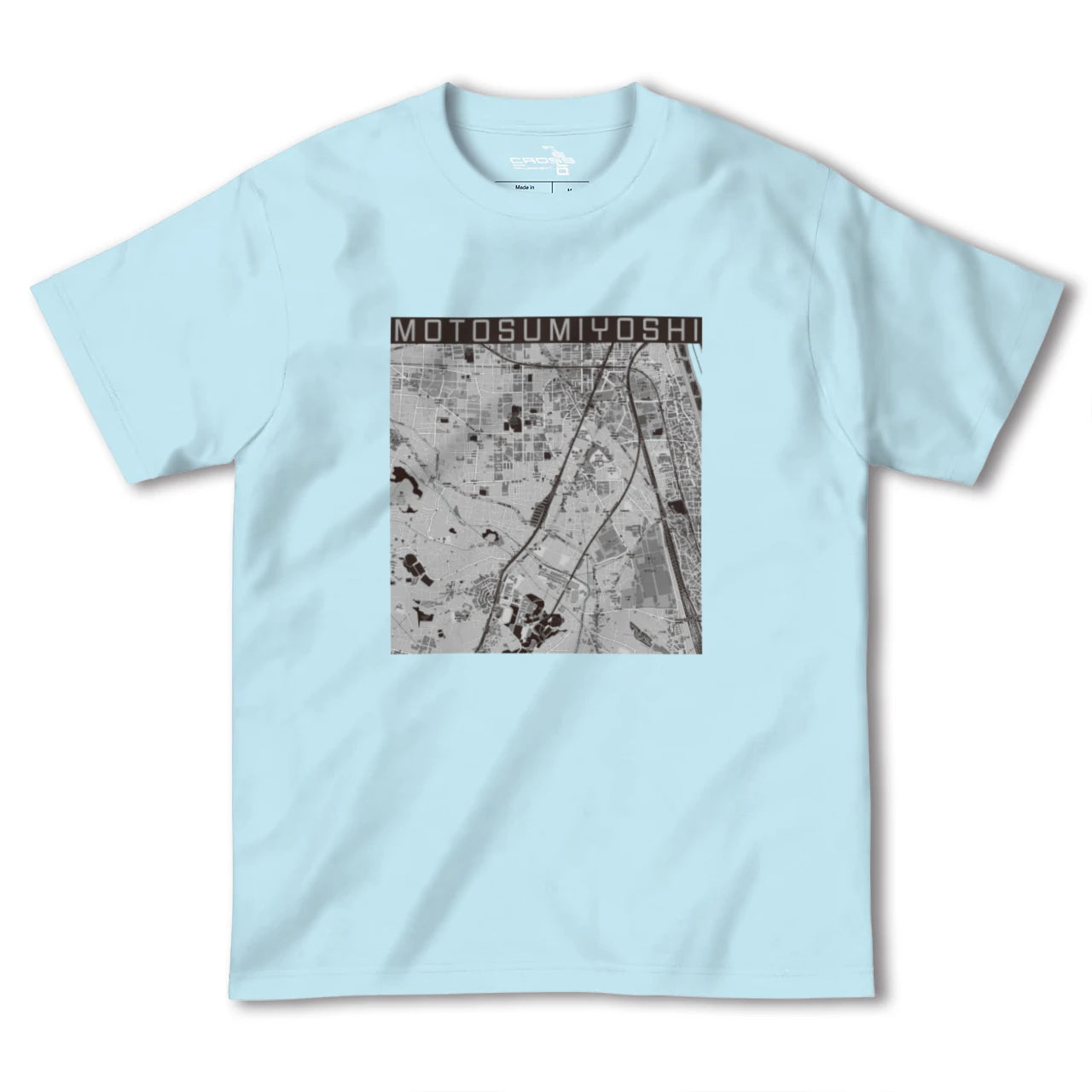 【元住吉(神奈川県)】地図柄ヘビーウェイトTシャツ