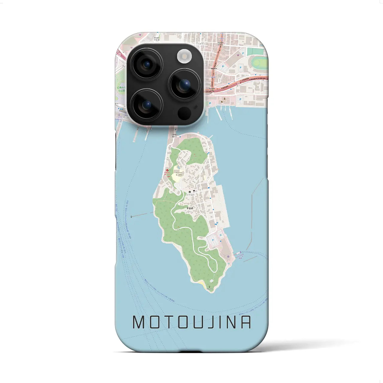 【元宇品(広島県)】地図柄iPhoneケース(バックカバータイプ)