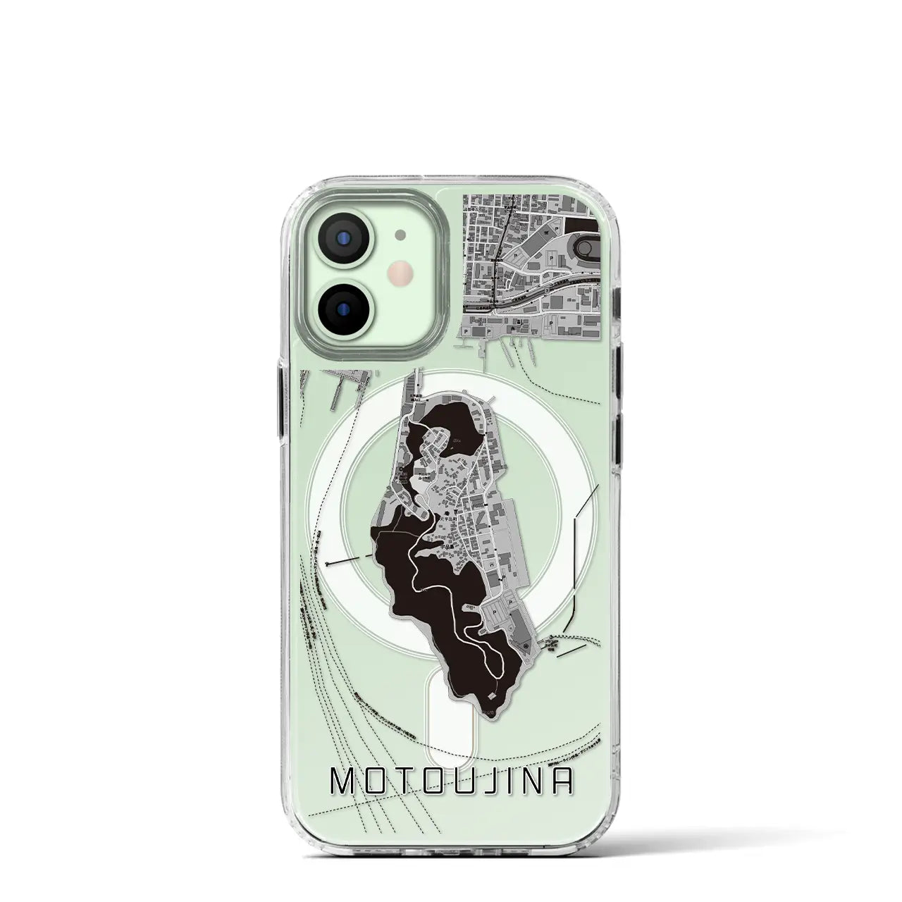 【元宇品(広島県)】地図柄iPhoneケース(MagSafeタイプ)