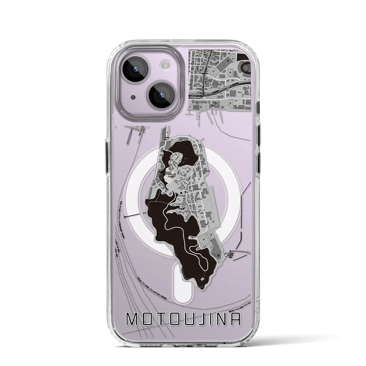 【元宇品(広島県)】地図柄iPhoneケース(MagSafeタイプ)