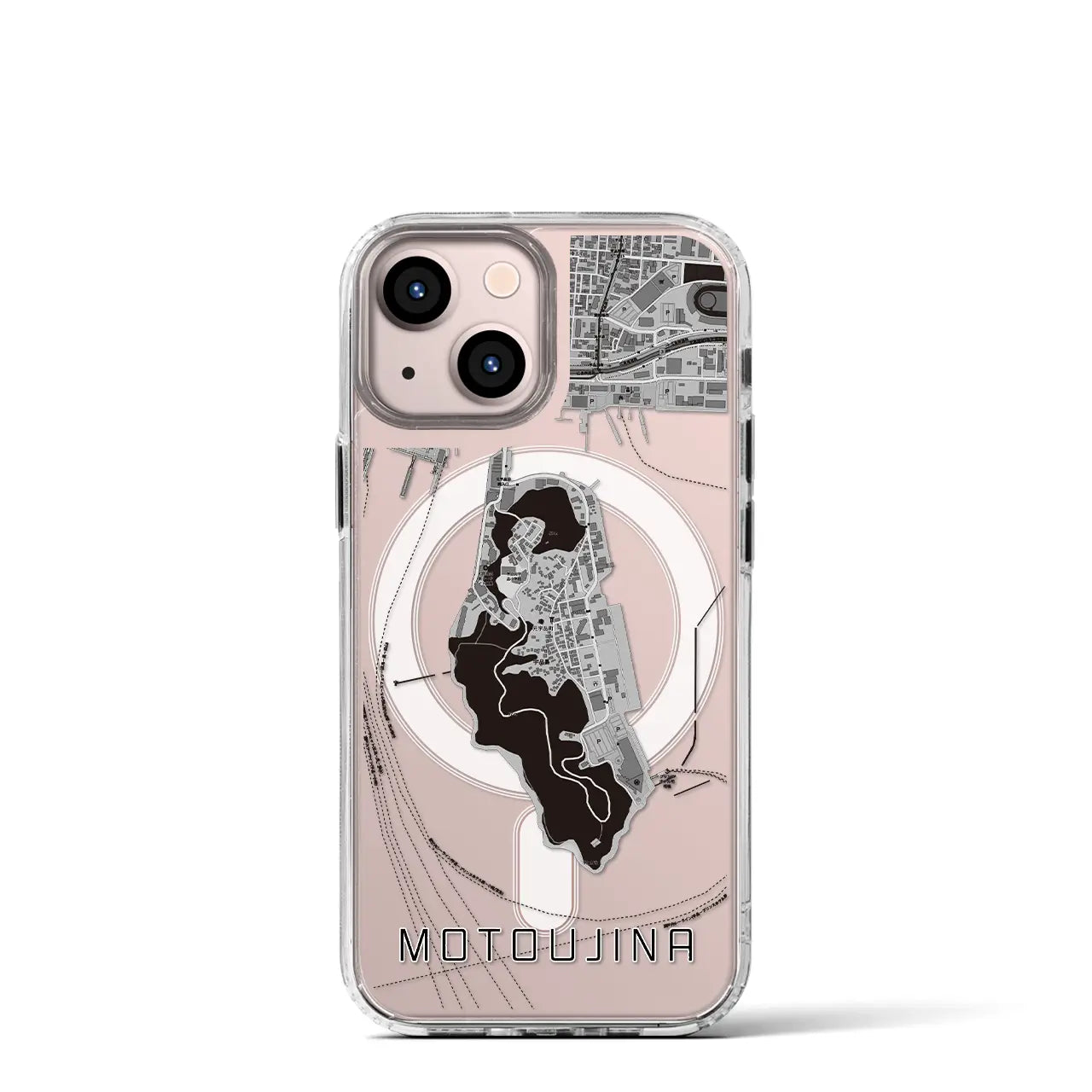 【元宇品(広島県)】地図柄iPhoneケース(MagSafeタイプ)