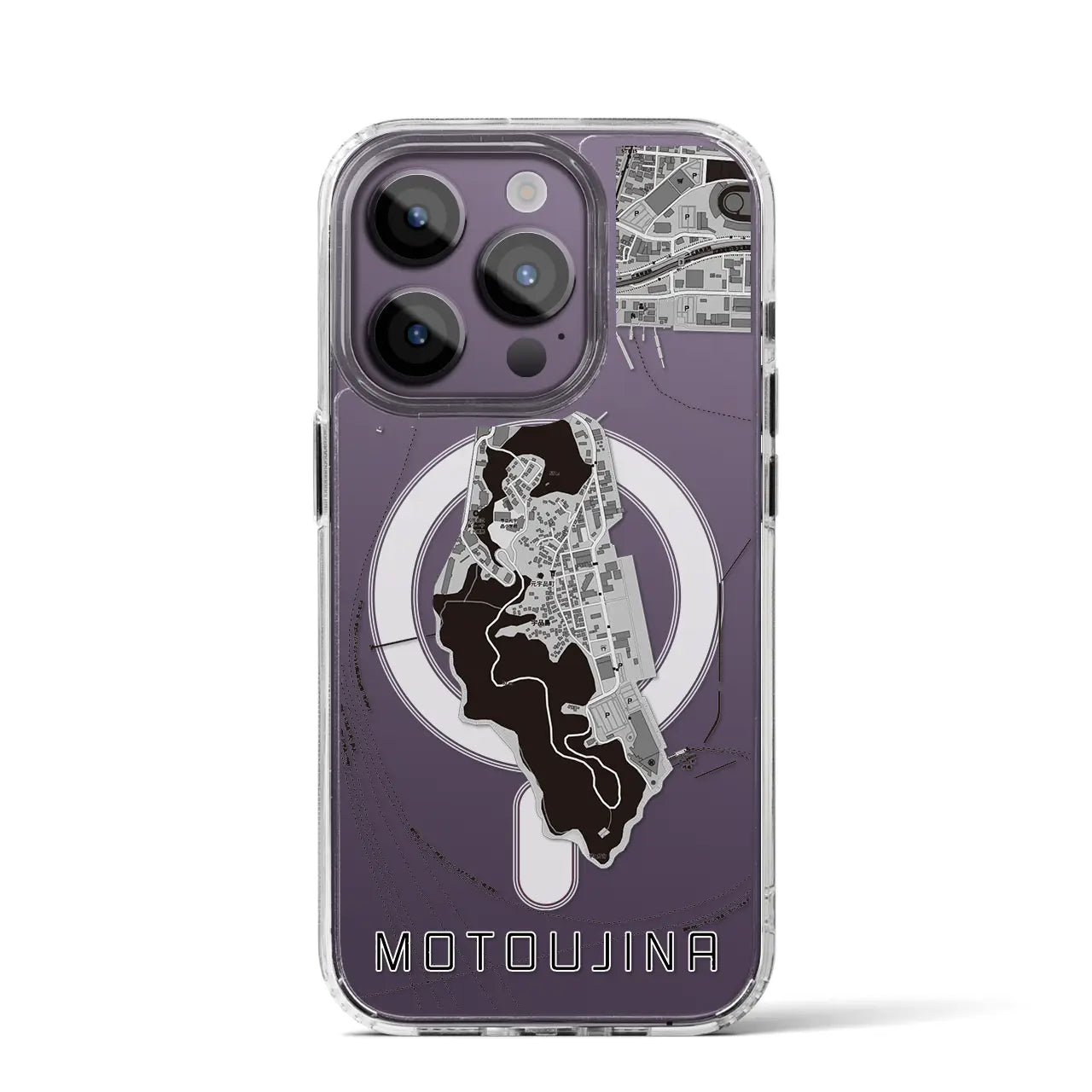 【元宇品(広島県)】地図柄iPhoneケース(MagSafeタイプ)