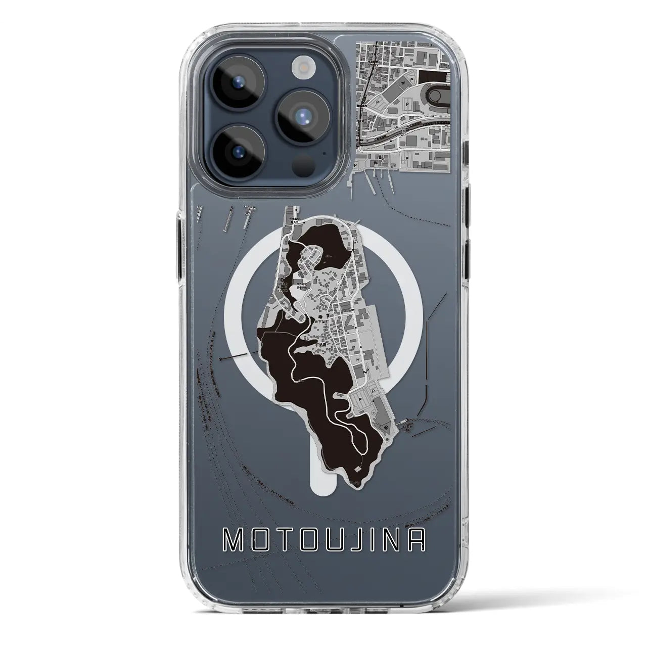 【元宇品(広島県)】地図柄iPhoneケース(MagSafeタイプ)