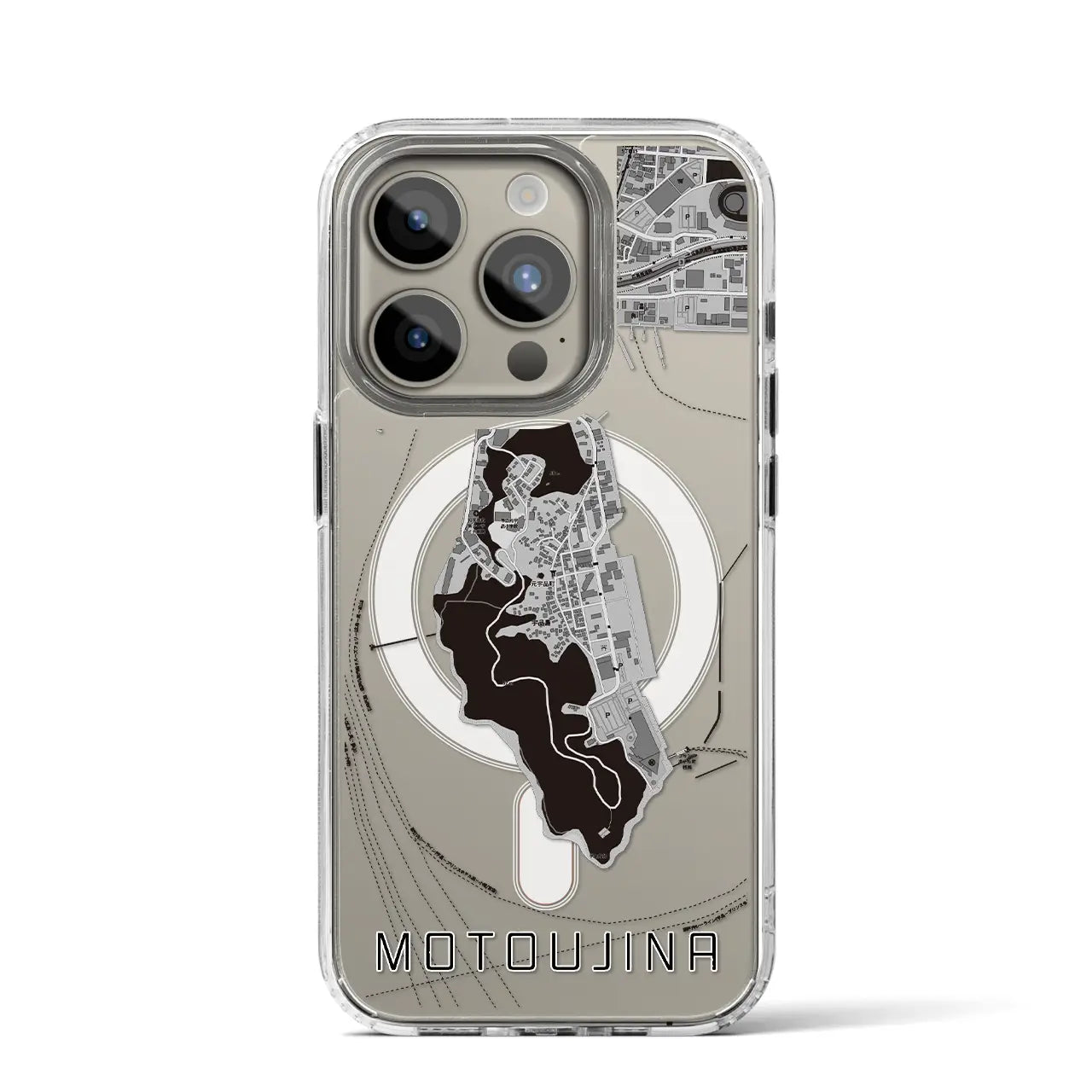 【元宇品(広島県)】地図柄iPhoneケース(MagSafeタイプ)