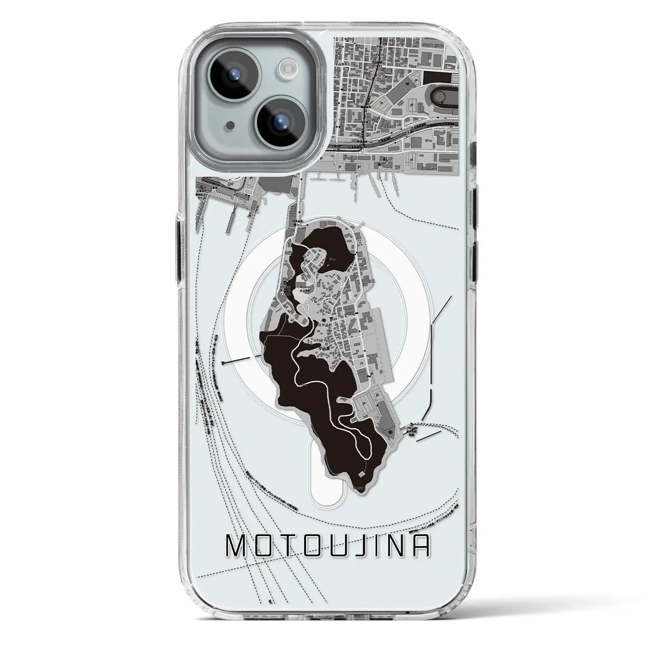 【元宇品(広島県)】地図柄iPhoneケース(MagSafeタイプ)