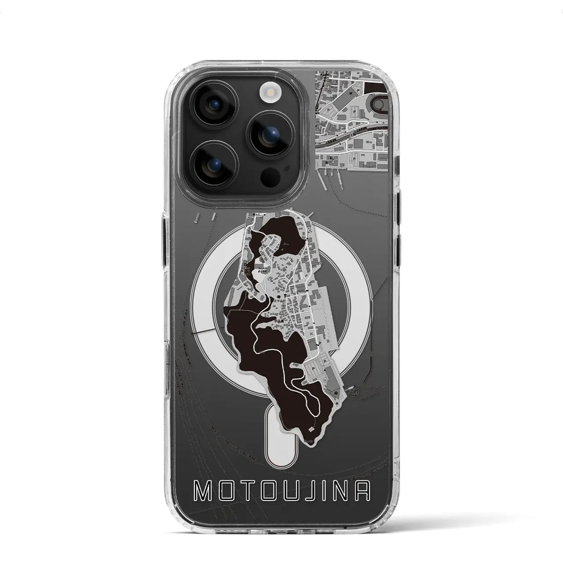 【元宇品(広島県)】地図柄iPhoneケース(MagSafeタイプ)