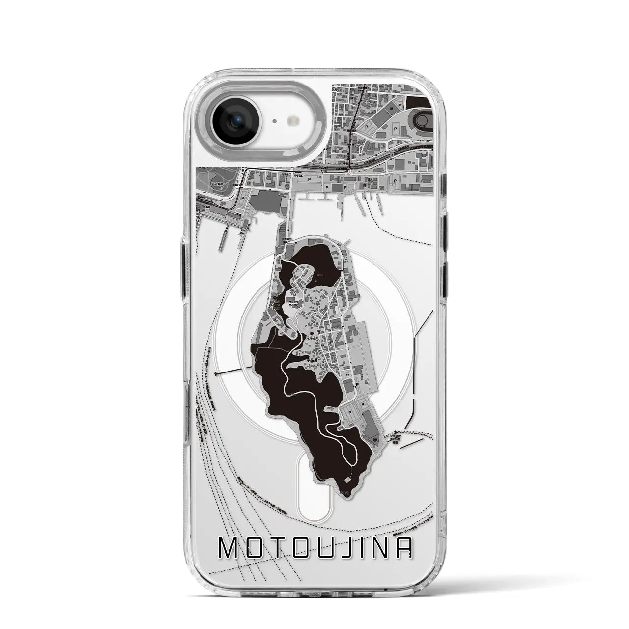 【元宇品(広島県)】地図柄iPhoneケース(MagSafeタイプ)
