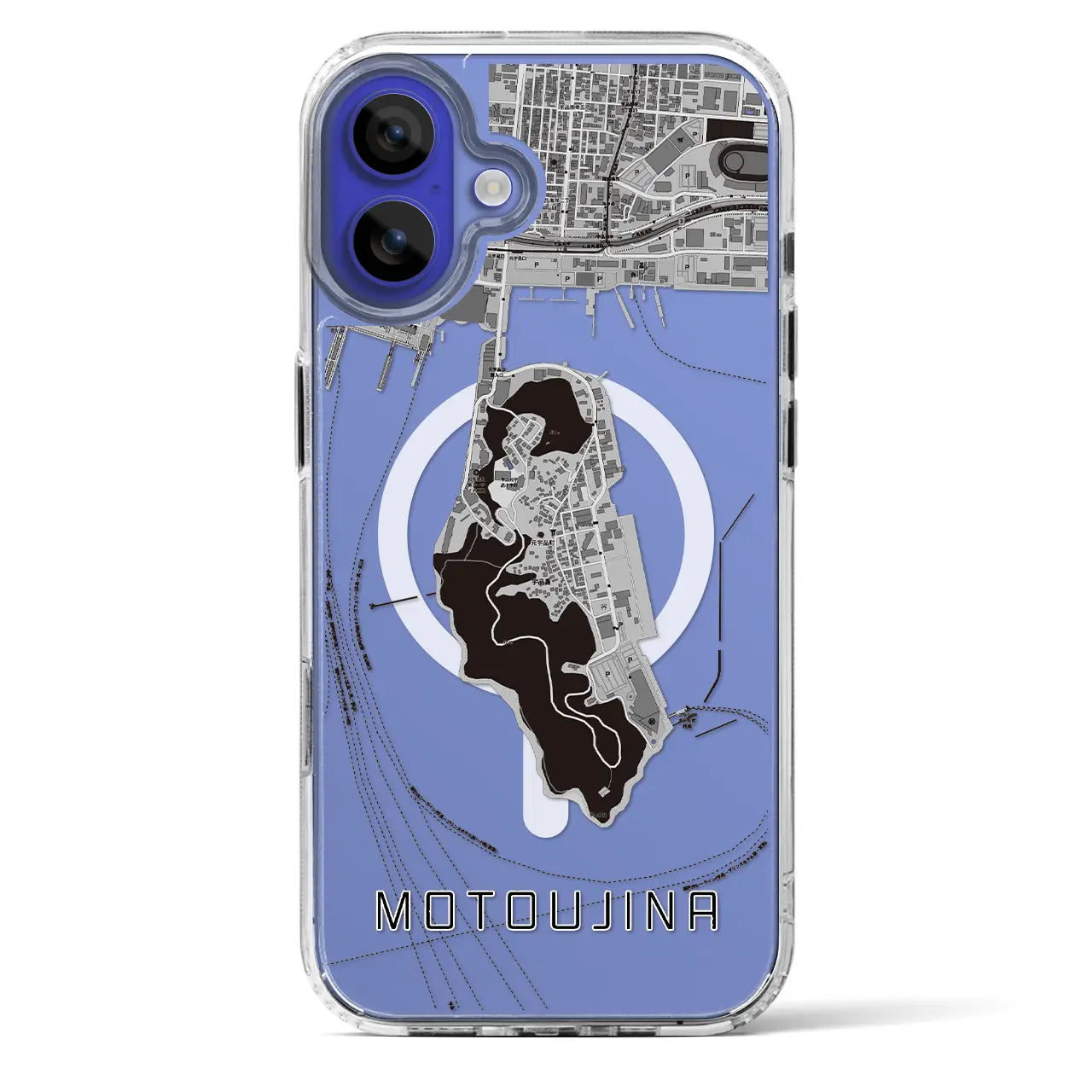 【元宇品(広島県)】地図柄iPhoneケース(MagSafeタイプ)