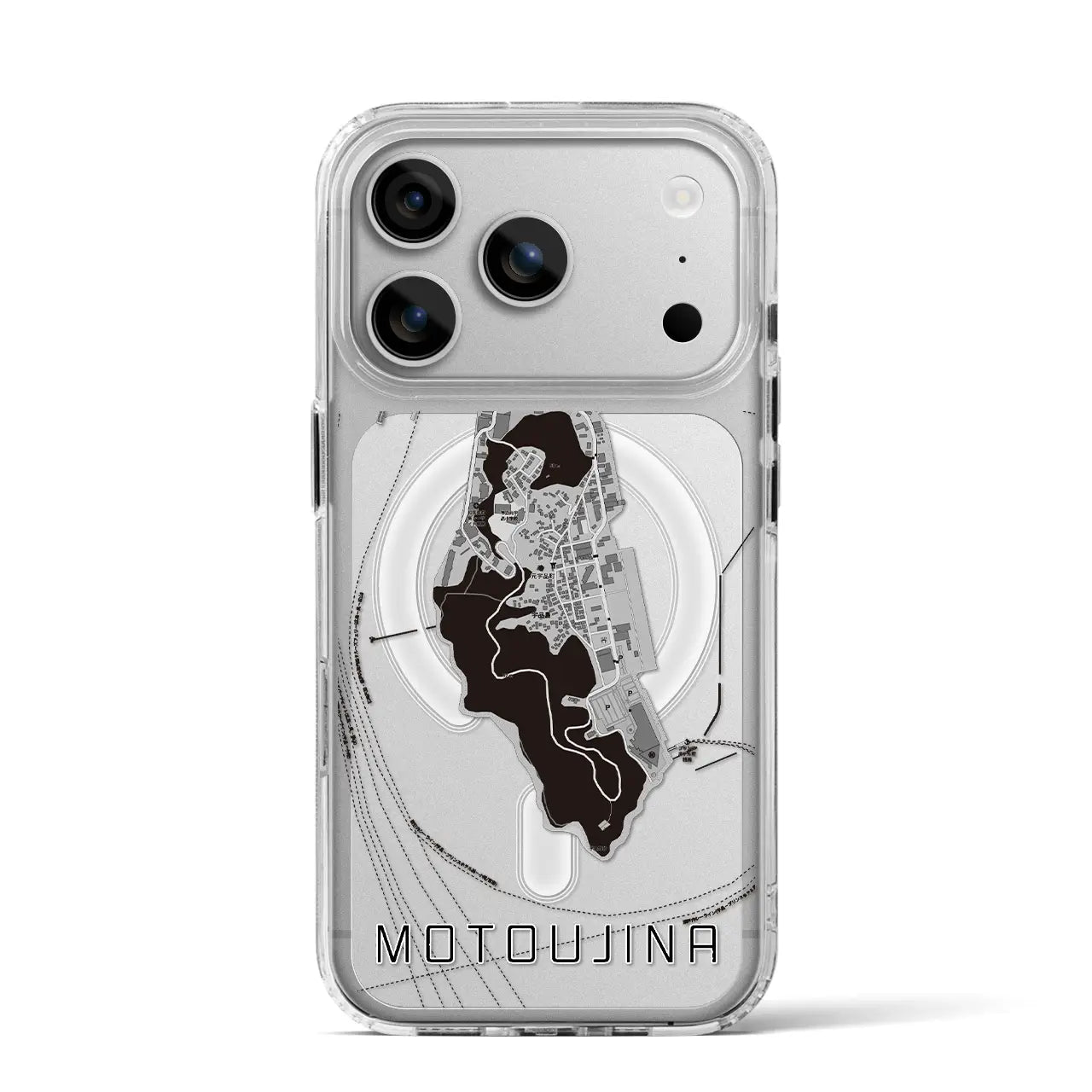 【元宇品(広島県)】地図柄iPhoneケース(MagSafeタイプ)