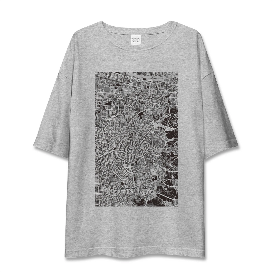 【本山(愛知県)】地図柄ビッグシルエットTシャツ