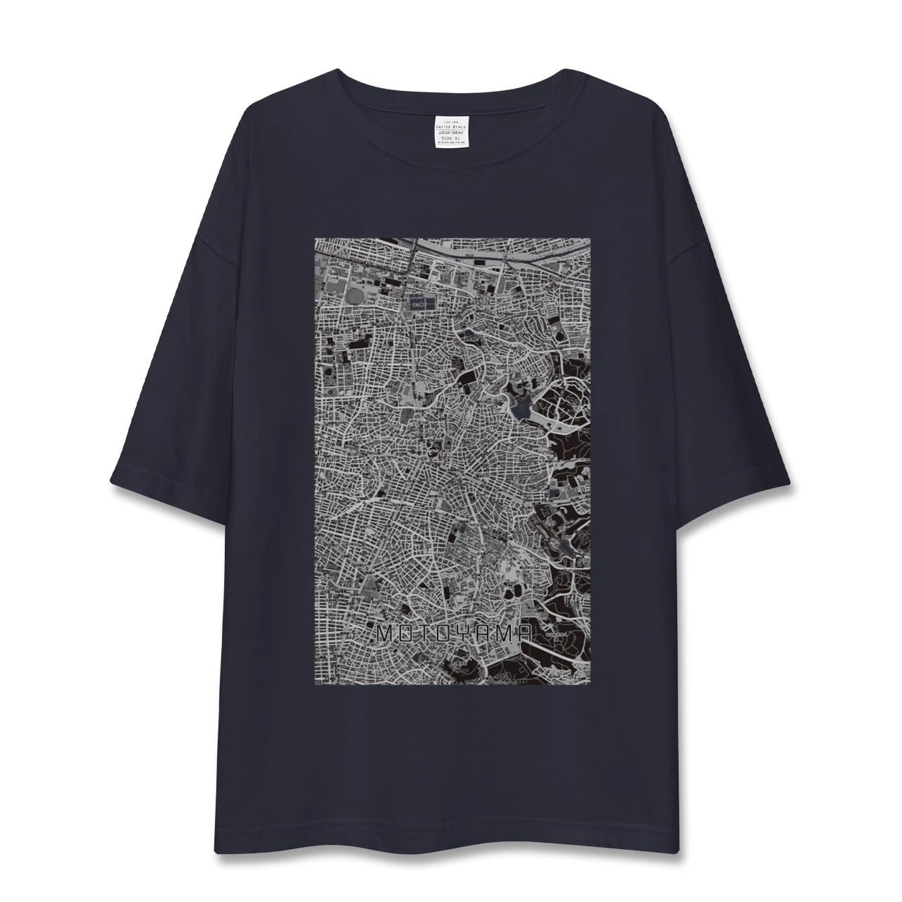 【本山(愛知県)】地図柄ビッグシルエットTシャツ