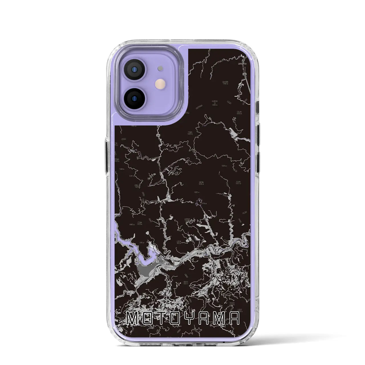 【本山(高知県)】地図柄iPhoneケース(MagSafeタイプ)