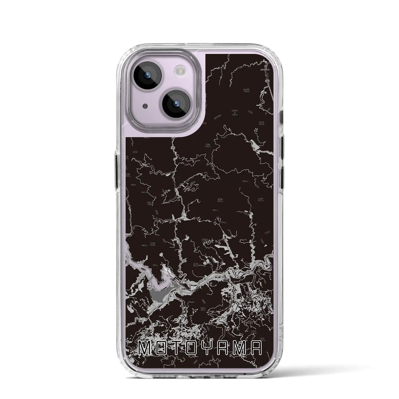 【本山(高知県)】地図柄iPhoneケース(MagSafeタイプ)