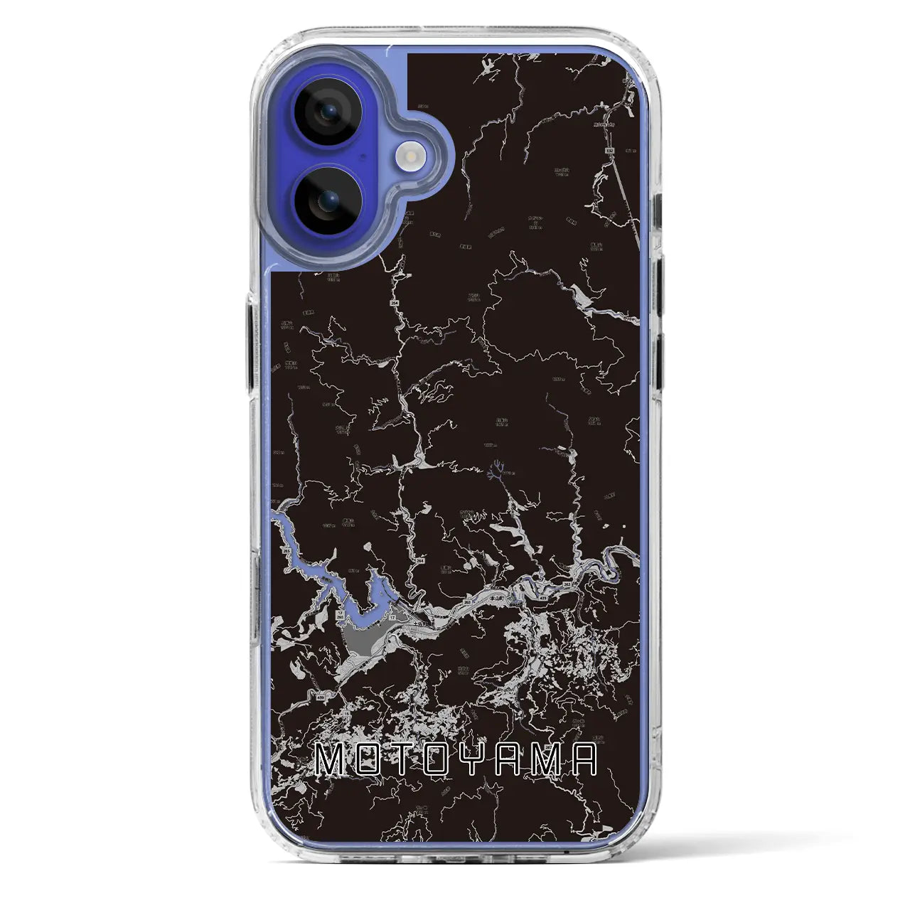 【本山(高知県)】地図柄iPhoneケース(MagSafeタイプ)