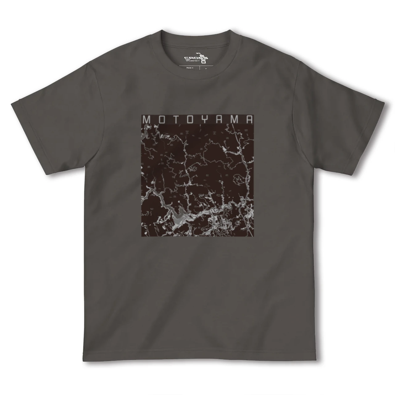 【本山(高知県)】地図柄ヘビーウェイトTシャツ