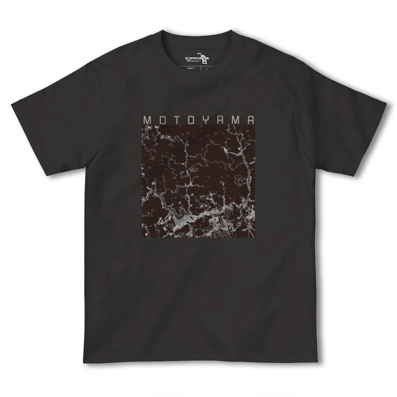 【本山(高知県)】地図柄ヘビーウェイトTシャツ