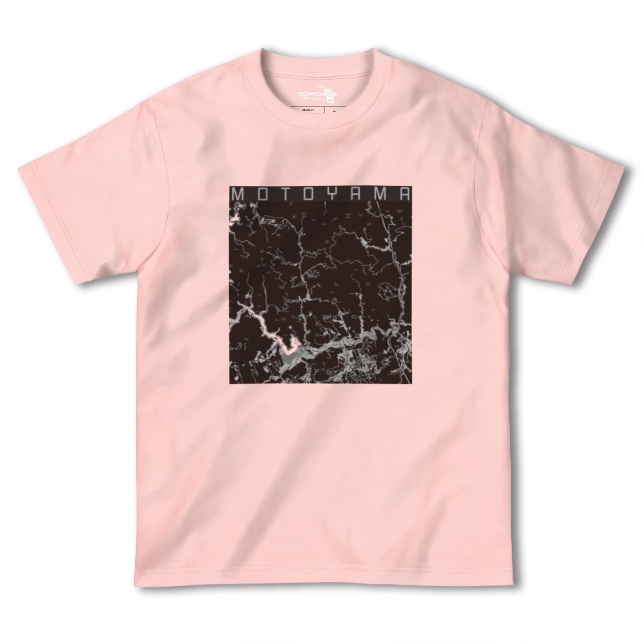 【本山(高知県)】地図柄ヘビーウェイトTシャツ