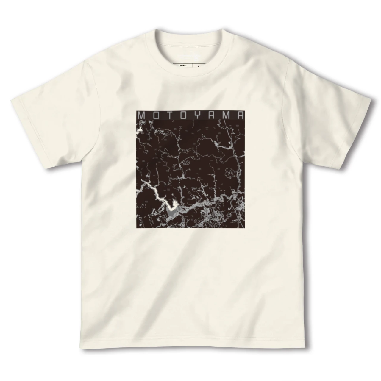 【本山(高知県)】地図柄ヘビーウェイトTシャツ