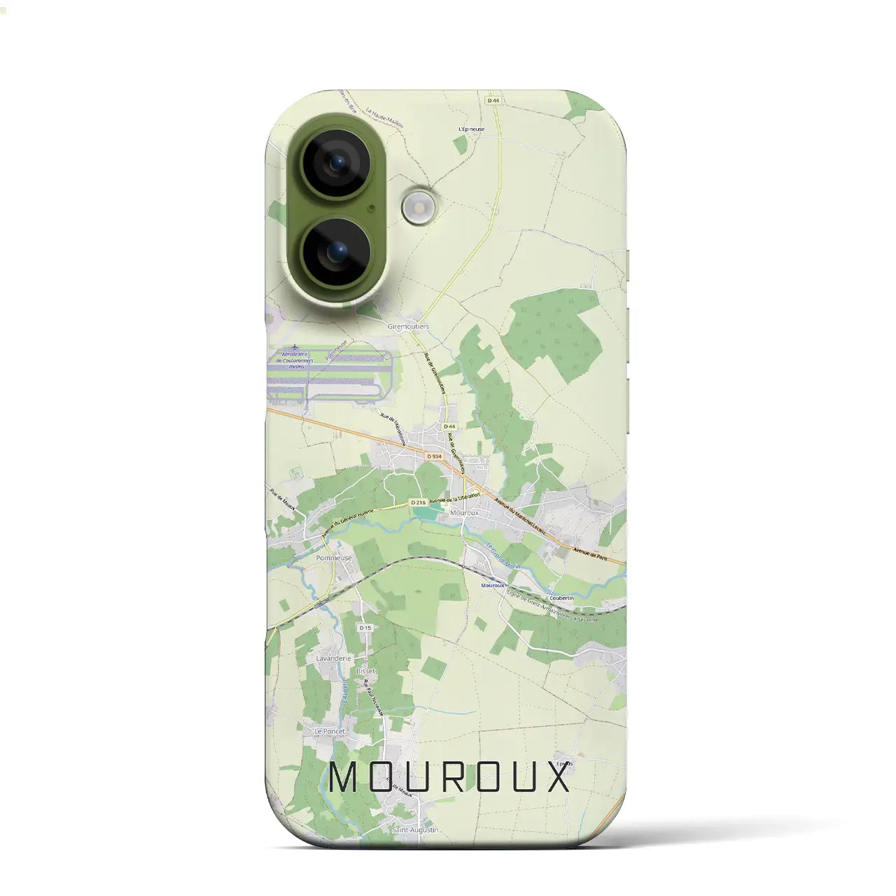 【ムルー(フランス)】地図柄iPhoneケース(バックカバータイプ)ナチュラル・iPhone 17 Pro Max 用