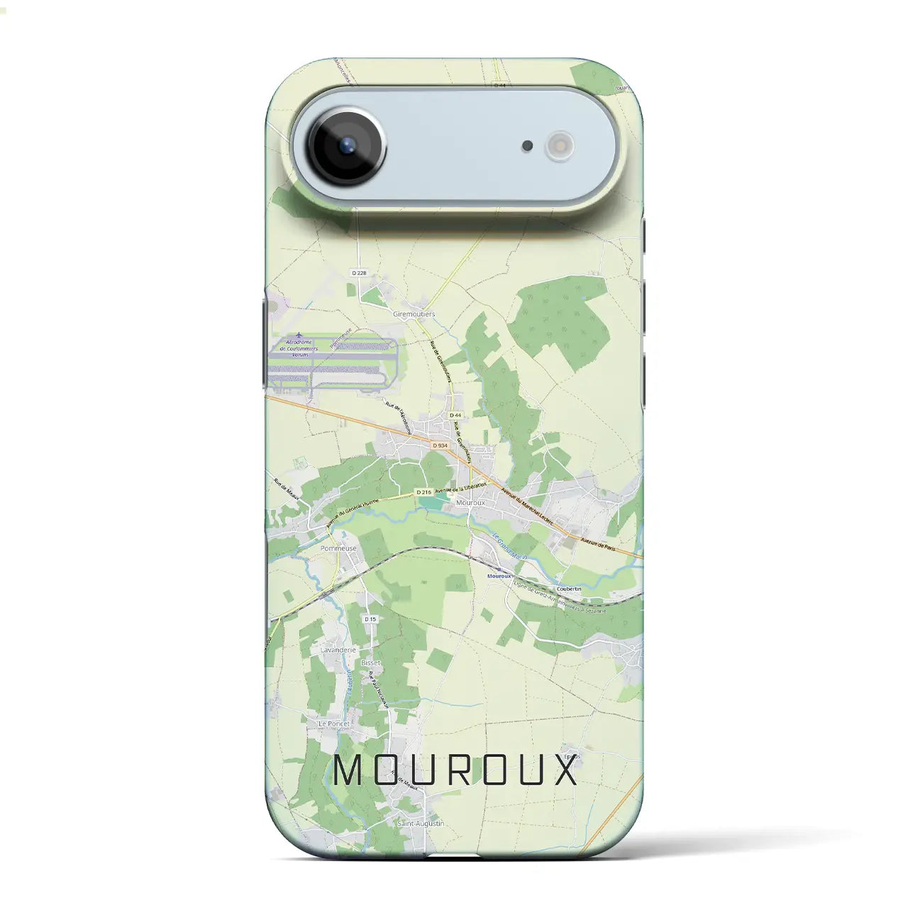 【ムルー(フランス)】地図柄iPhoneケース(バックカバータイプ)