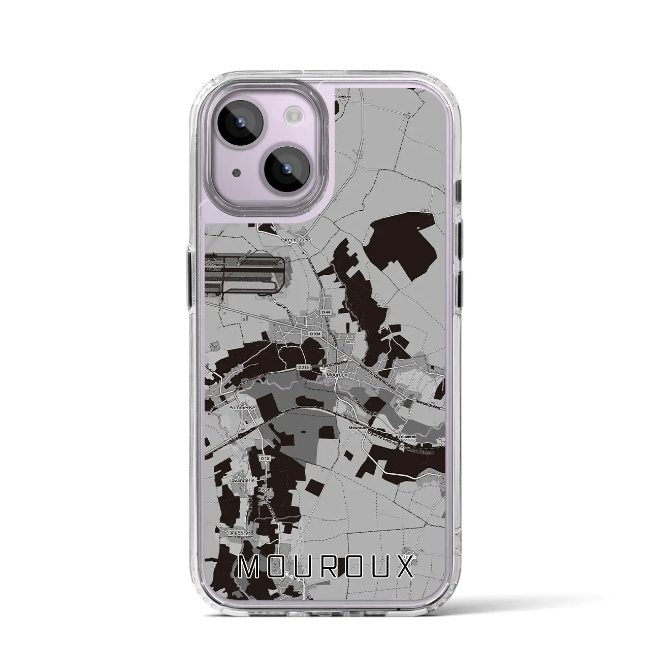 【ムルー(フランス)】地図柄iPhoneケース(MagSafeタイプ)