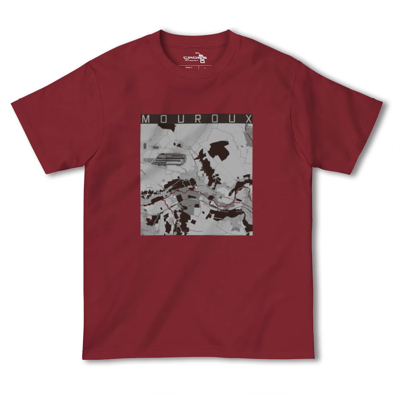 【ムルー(フランス)】地図柄ヘビーウェイトTシャツ