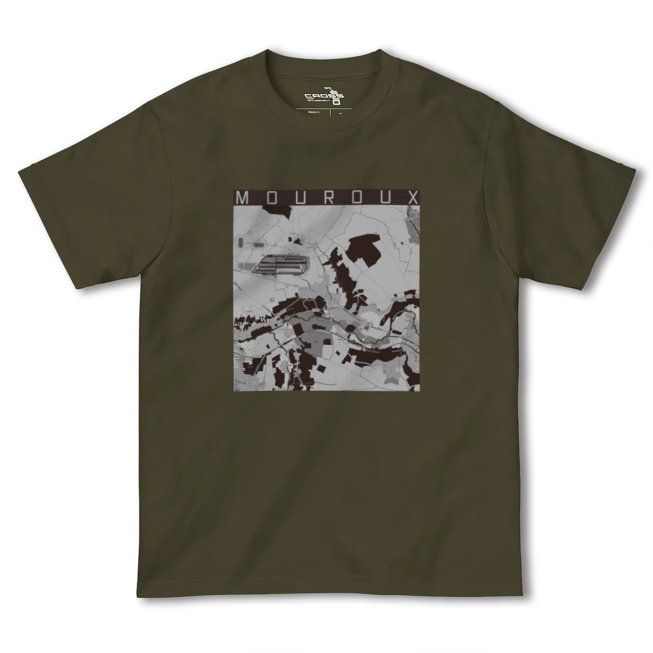 【ムルー(フランス)】地図柄ヘビーウェイトTシャツ