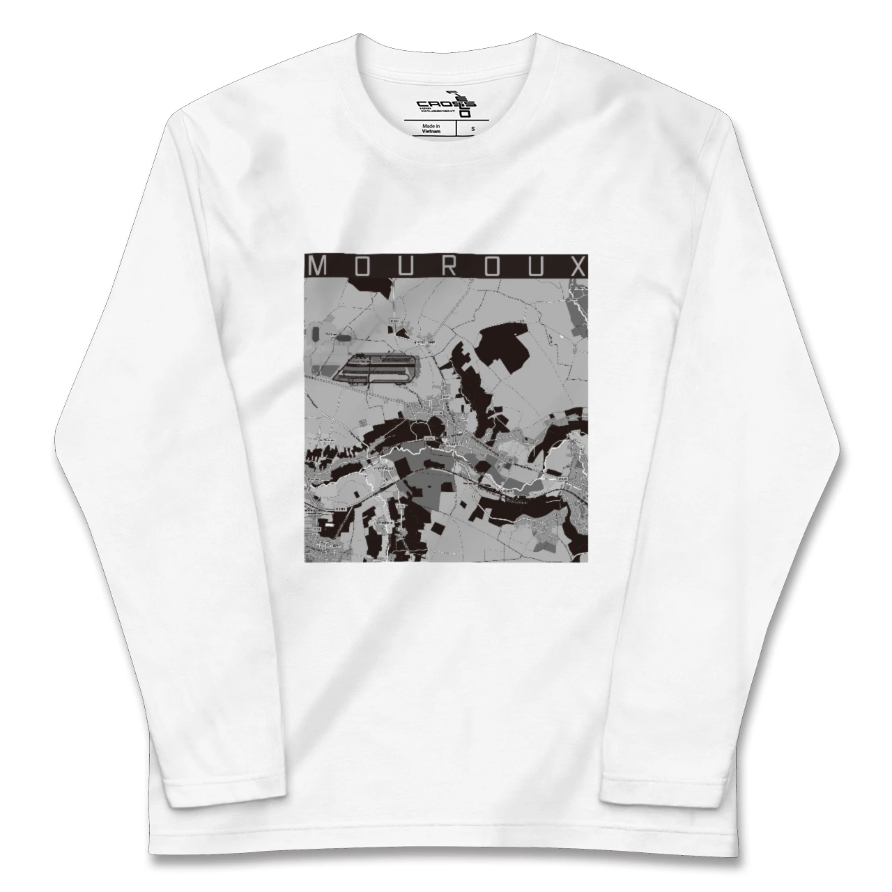 【ムルー(フランス)】地図柄ロングスリーブTシャツ