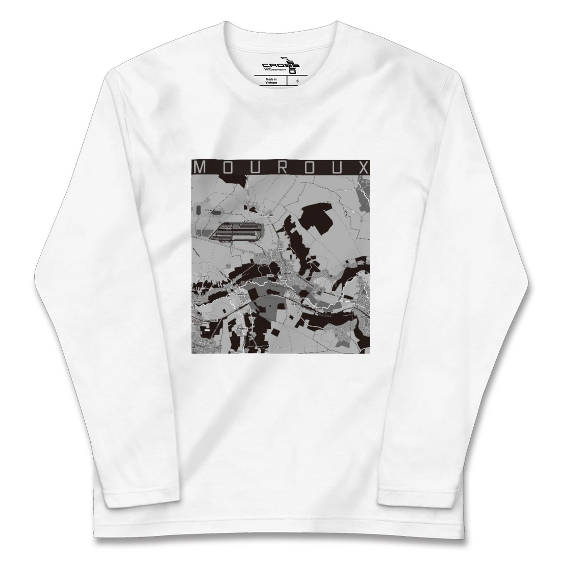 【ムルー(フランス)】地図柄ロングスリーブTシャツ