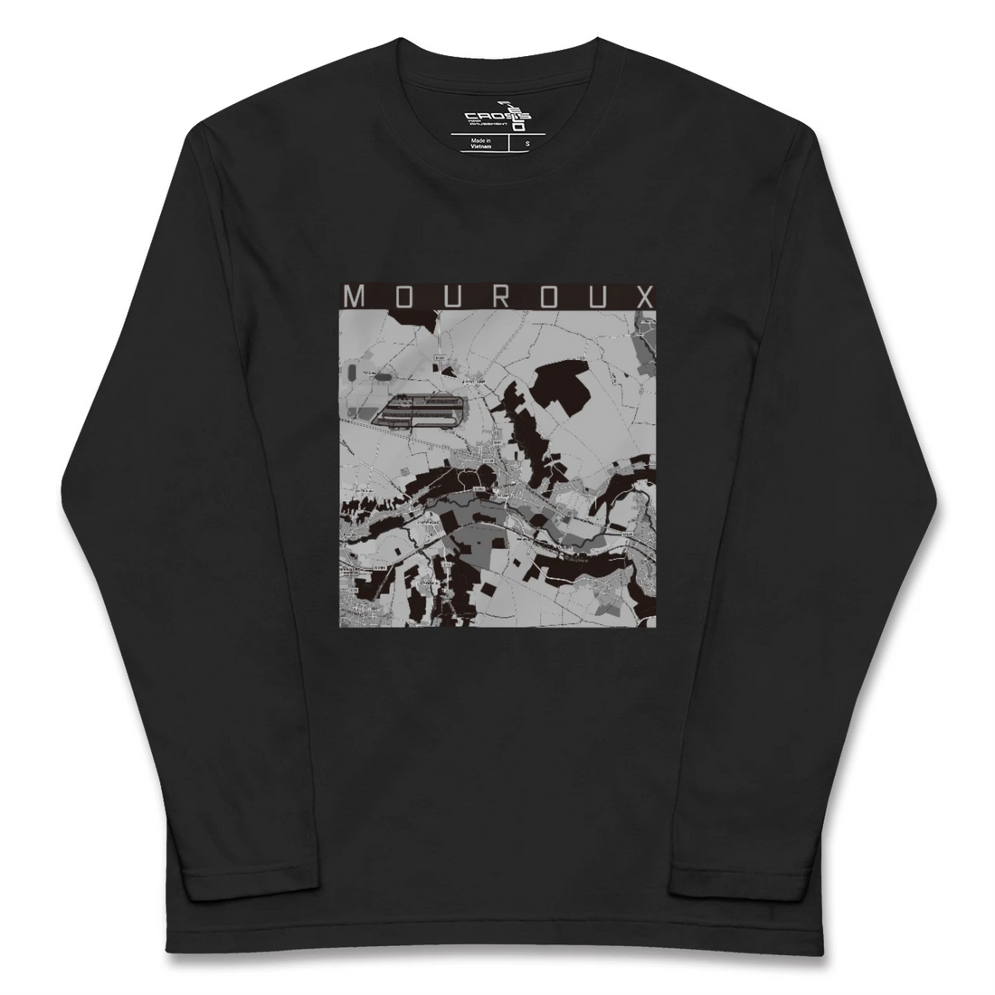 【ムルー(フランス)】地図柄ロングスリーブTシャツ