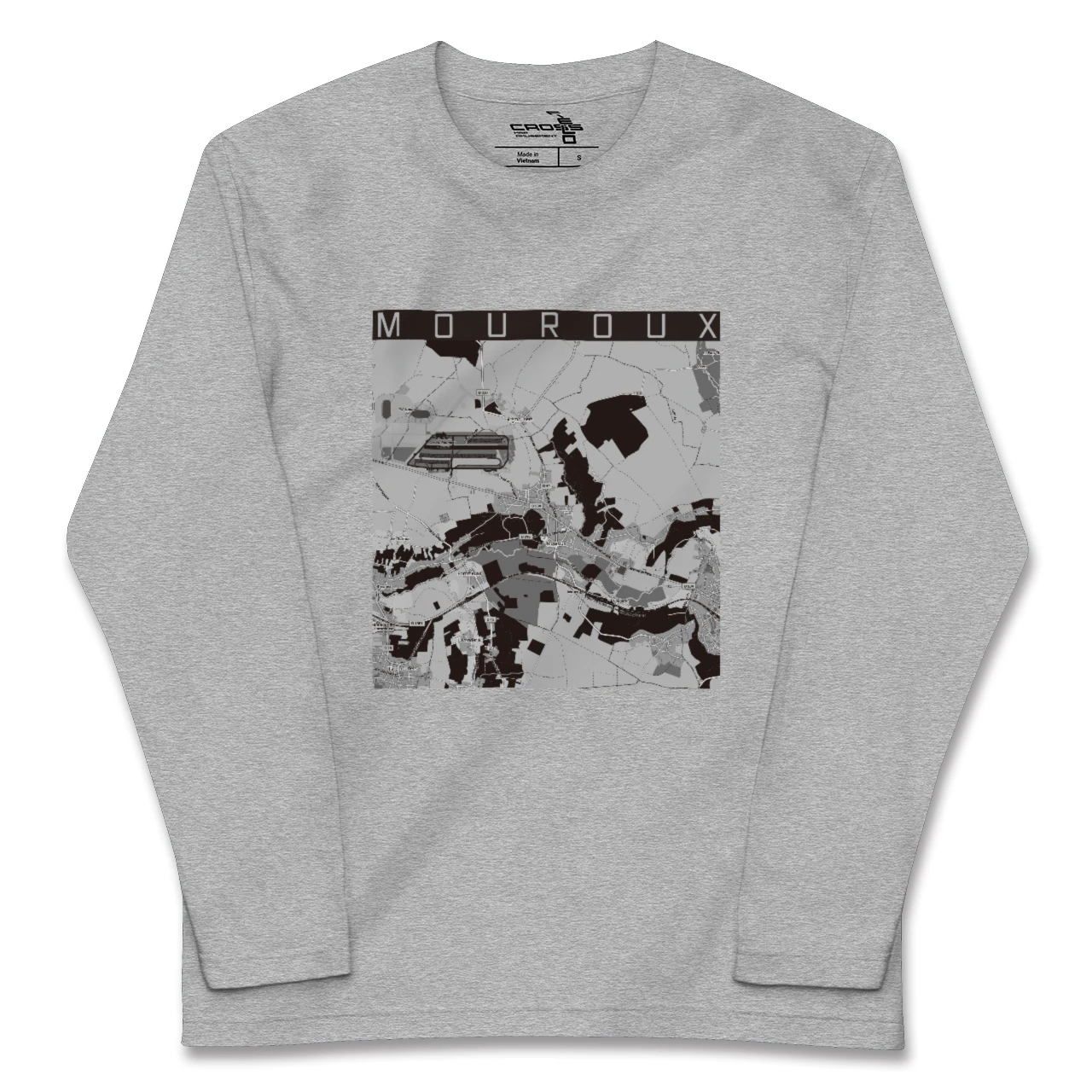 【ムルー(フランス)】地図柄ロングスリーブTシャツ
