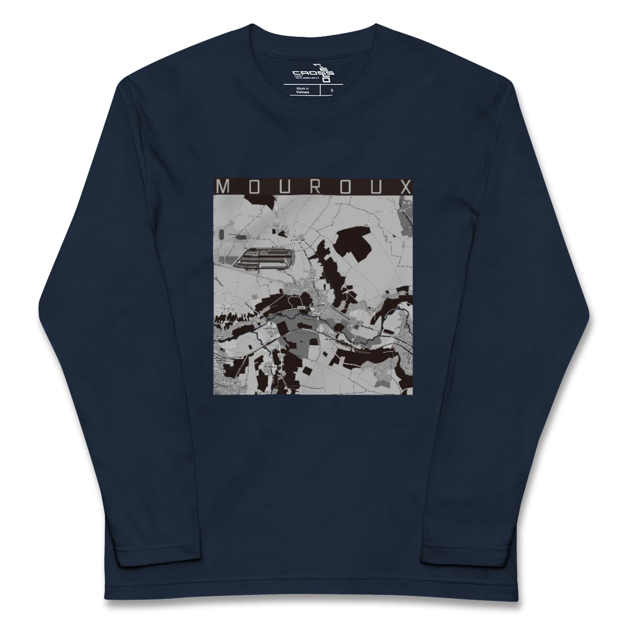 【ムルー(フランス)】地図柄ロングスリーブTシャツ