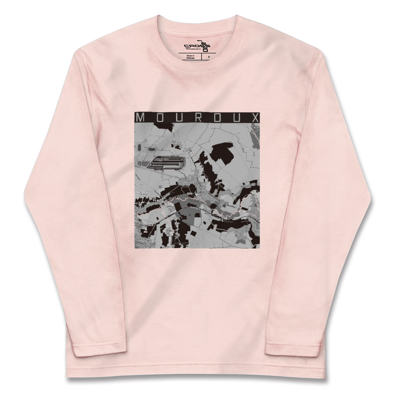 【ムルー(フランス)】地図柄ロングスリーブTシャツ
