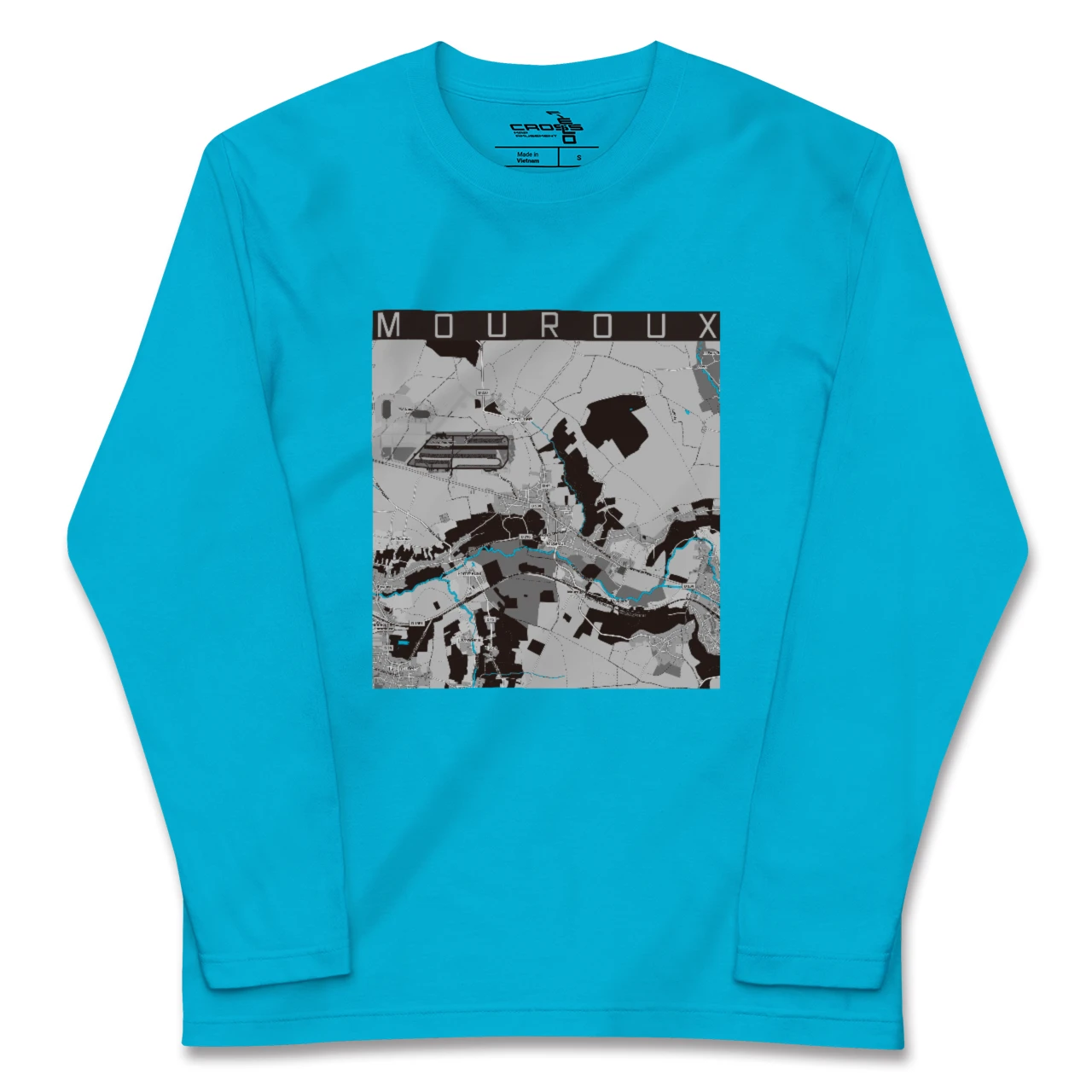 【ムルー(フランス)】地図柄ロングスリーブTシャツ