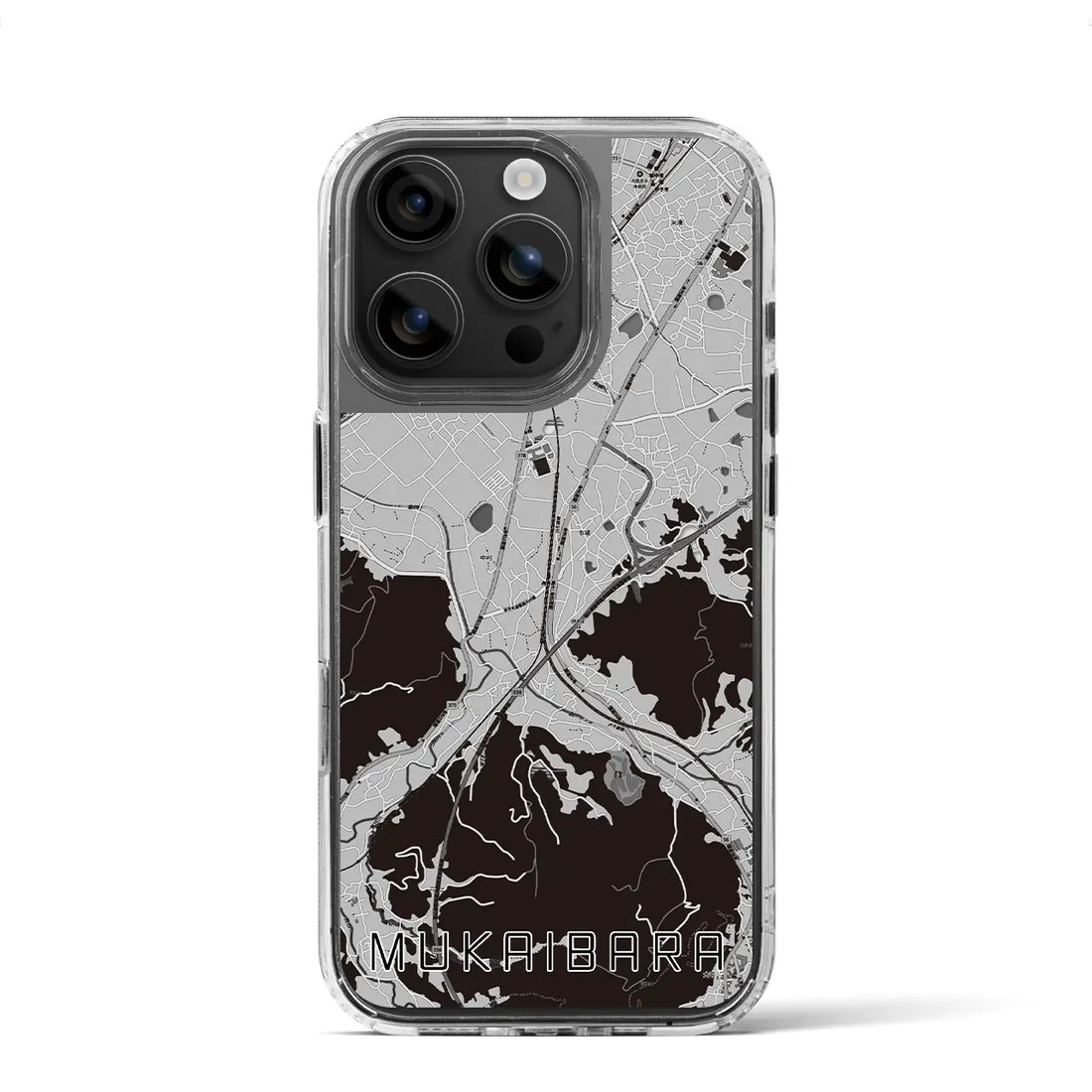 【向井原(愛媛県)】地図柄iPhoneケース(MagSafeタイプ)