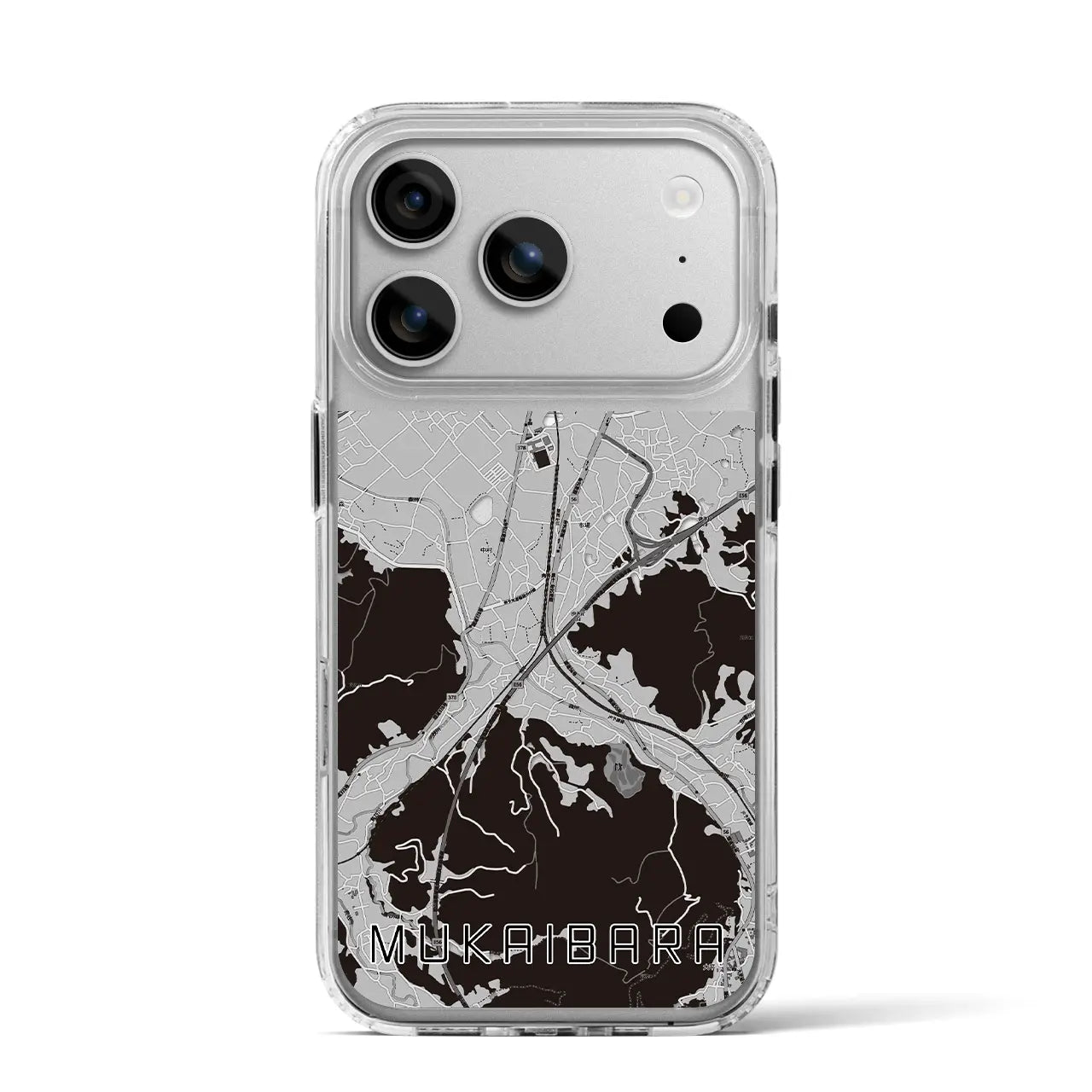 【向井原(愛媛県)】地図柄iPhoneケース(MagSafeタイプ)