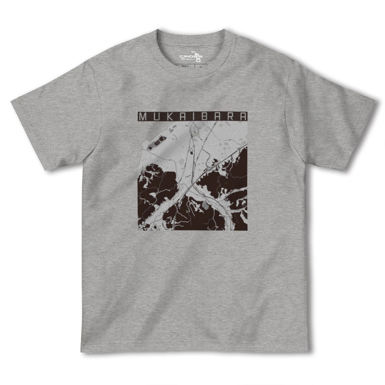 【向井原(愛媛県)】地図柄ヘビーウェイトTシャツ