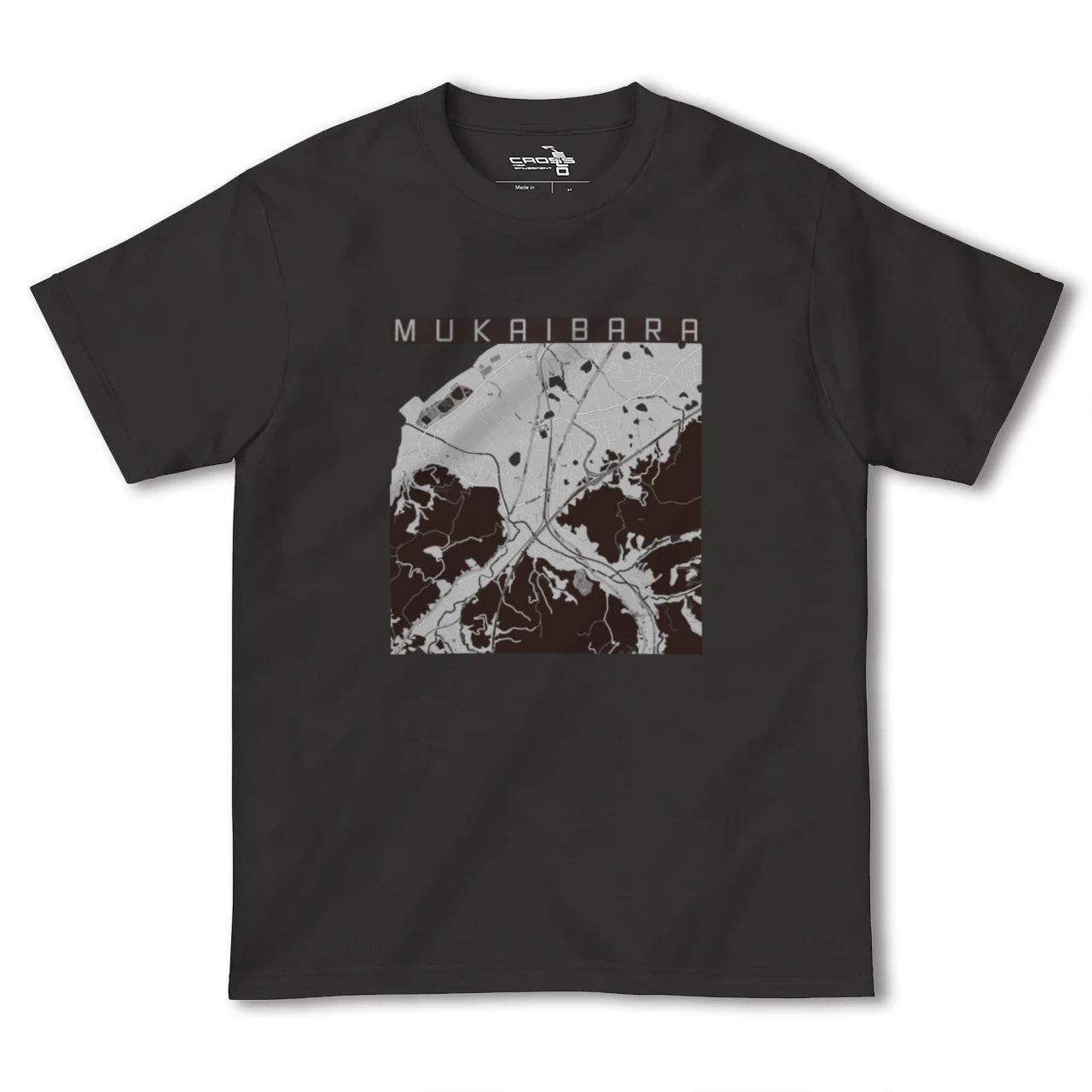 【向井原(愛媛県)】地図柄ヘビーウェイトTシャツ