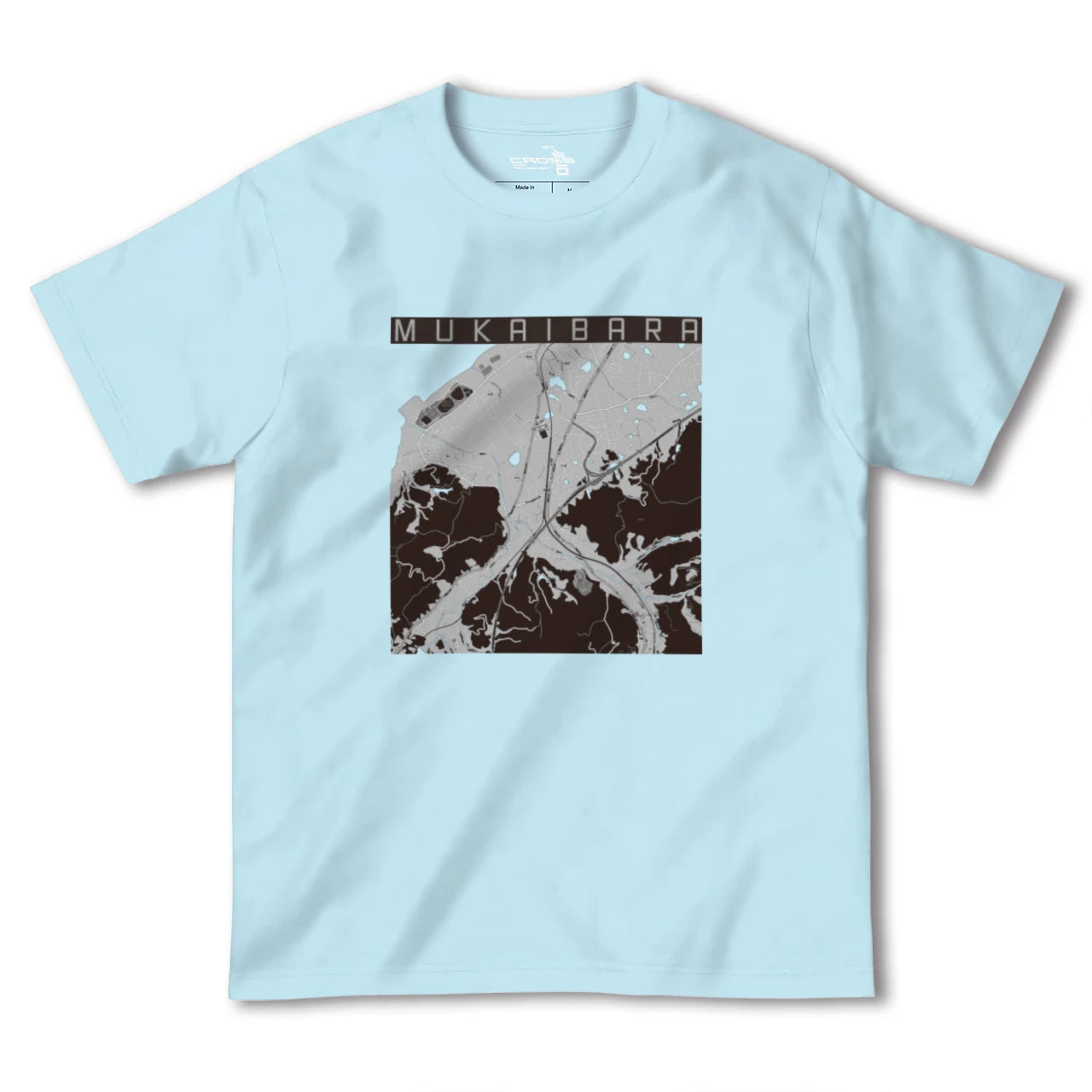 【向井原(愛媛県)】地図柄ヘビーウェイトTシャツ