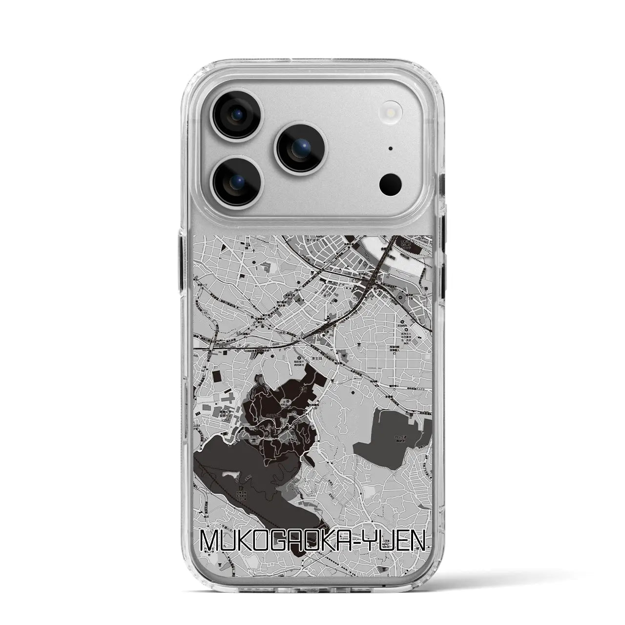 【向ヶ丘遊園(神奈川県)】地図柄iPhoneケース(MagSafeタイプ)