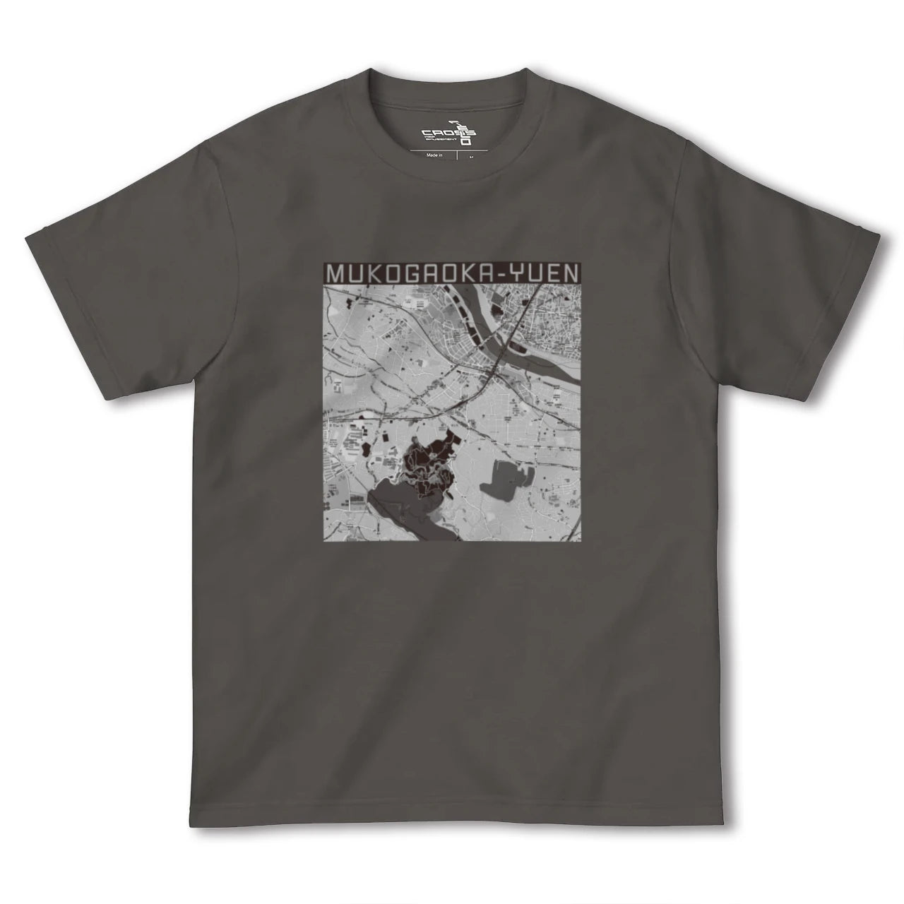 【向ヶ丘遊園(神奈川県)】地図柄ヘビーウェイトTシャツ