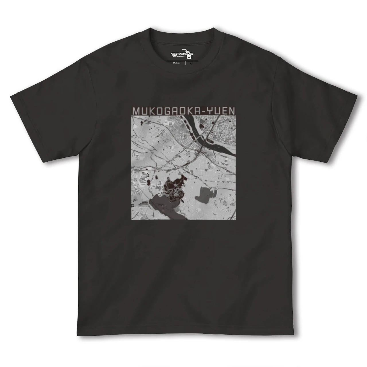 【向ヶ丘遊園(神奈川県)】地図柄ヘビーウェイトTシャツ