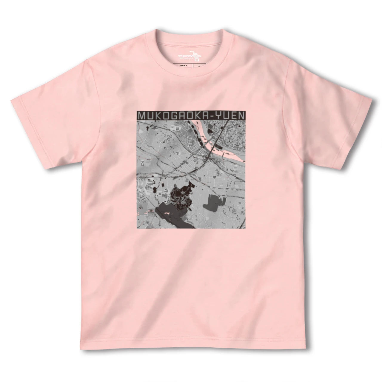 【向ヶ丘遊園(神奈川県)】地図柄ヘビーウェイトTシャツ