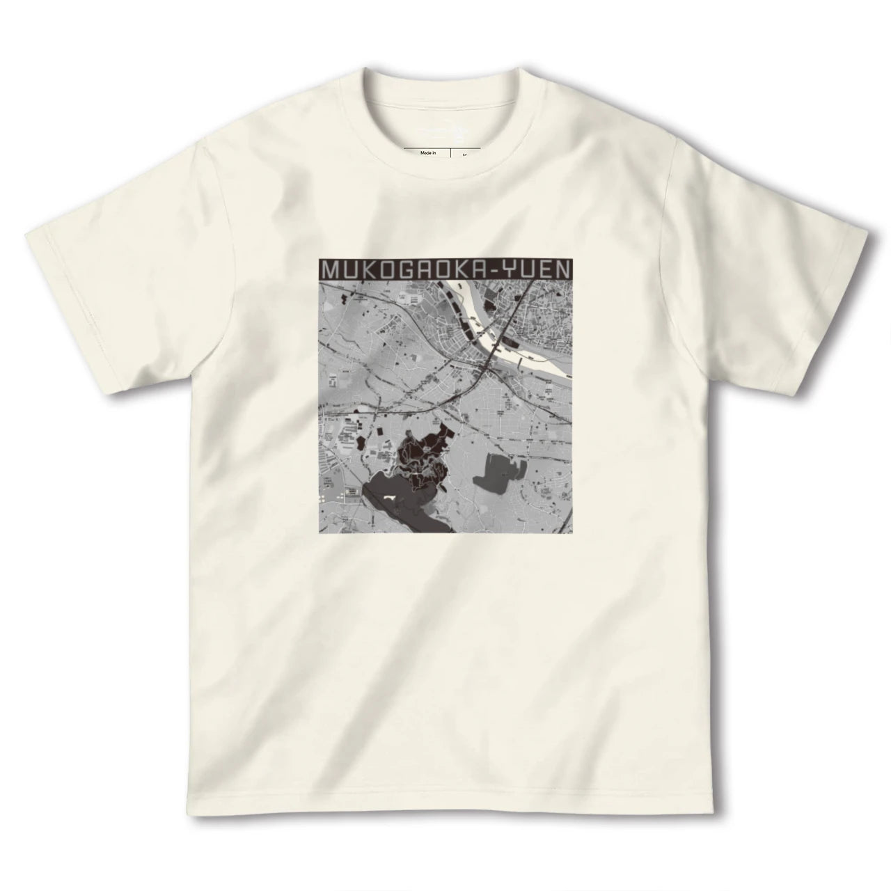 【向ヶ丘遊園(神奈川県)】地図柄ヘビーウェイトTシャツ
