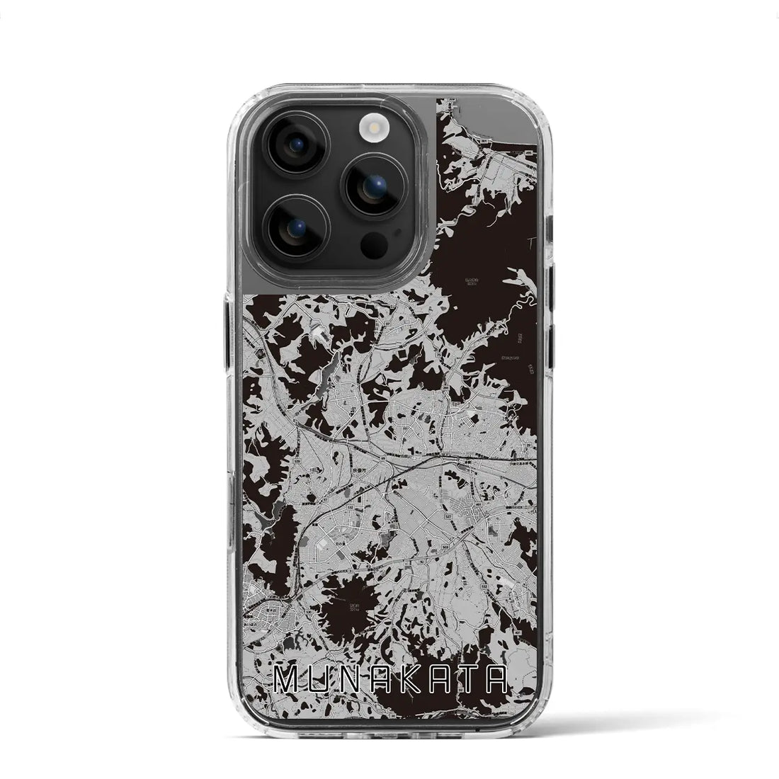 【宗像(福岡県)】地図柄iPhoneケース(MagSafeタイプ)