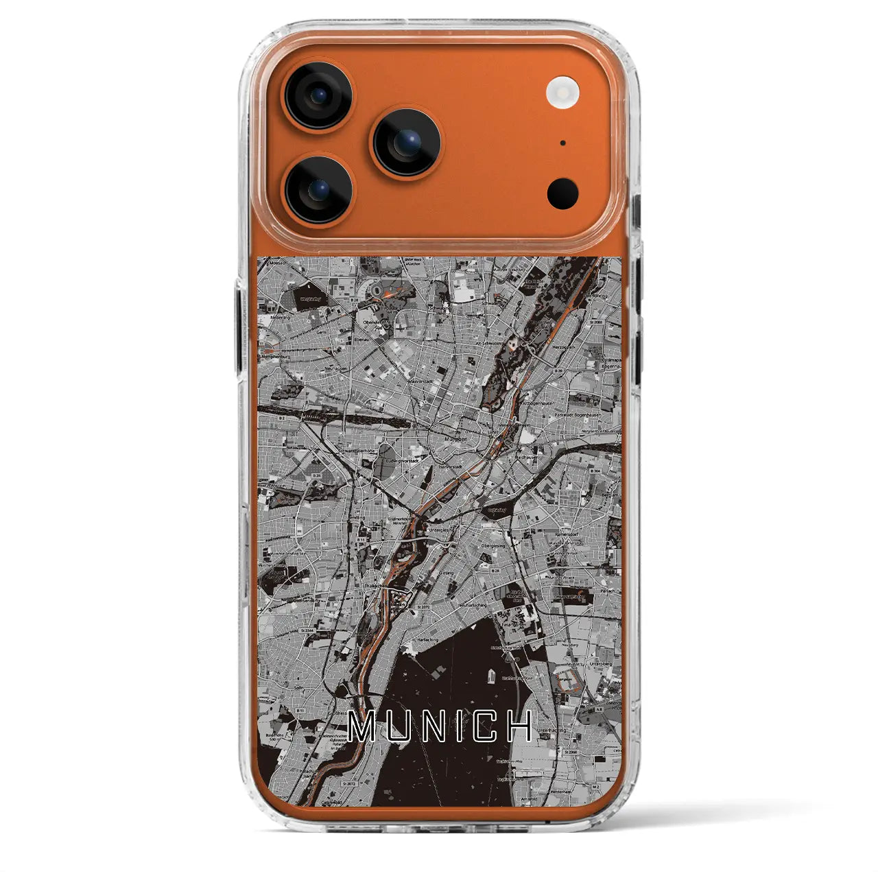 【ミュンヘン(ドイツ)】地図柄iPhoneケース(MagSafeタイプ)